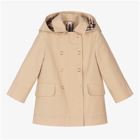 burberry baby girl trench coat|Burberry kid's quilted jacket.